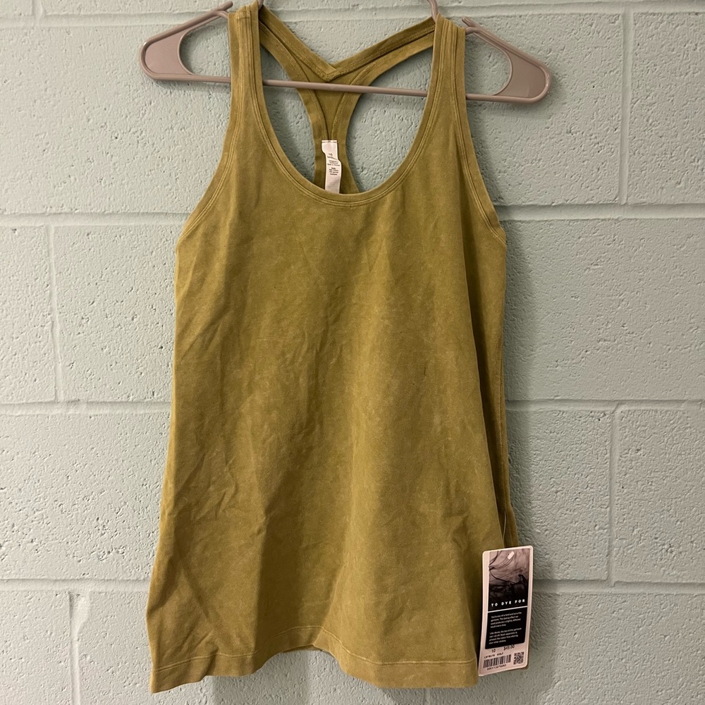 Lululemon Cool Racerback *Dye in Green